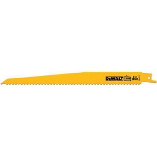 Bi-Metal Reciprocating Saw Blade 6Tpi - DeWalt 225mm 5 Pack