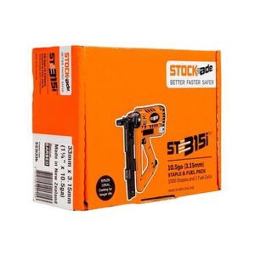 Impulse Staple And Fuel Pack 33 x - Stockade 3.15mm 2000 Pack