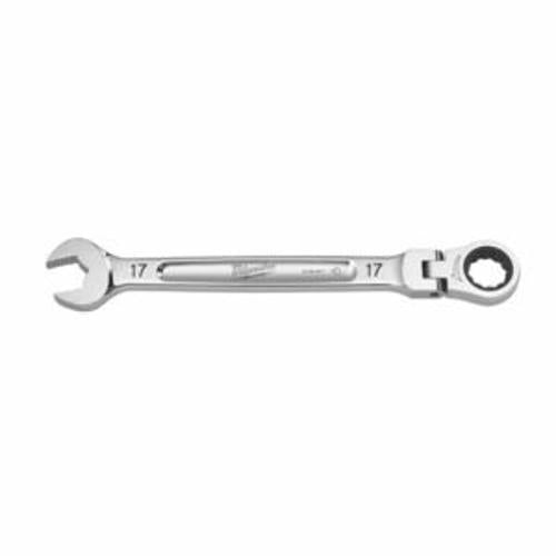 Flex Head Ratcheting Combination Wrench - Milwaukee 17mm Metric
