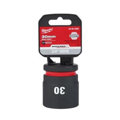 Shockwave Standard 6 Point Impact Socket 3/4 Inch Drive - Milwaukee 30mm