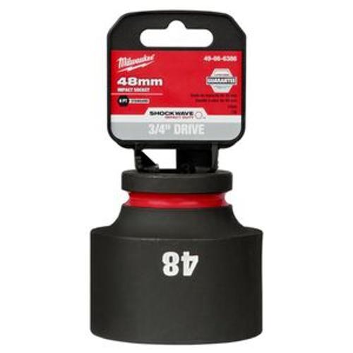 Shockwave Standard 6 Point Impact Socket 3/4 Inch Drive - Milwaukee 48mm