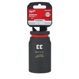 Shockwave Deep 6 Point Impact Socket 3/4 Inch Drive - Milwaukee 33mm