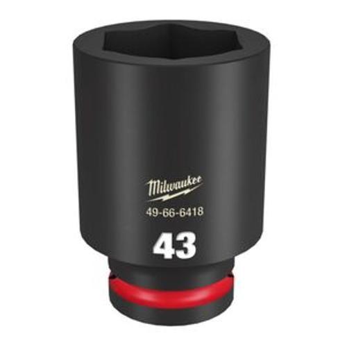 Shockwave Deep 6 Point Impact Socket 3/4 Inch Drive - Milwaukee 43mm
