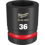 Shockwave Standard 6 Point Impact Socket - Milwaukee 1 Inch Drive 36mm