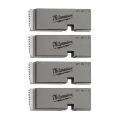 Universal Pipe Threading Die Set High Speed NPT 1-2 Inch - Milwaukee