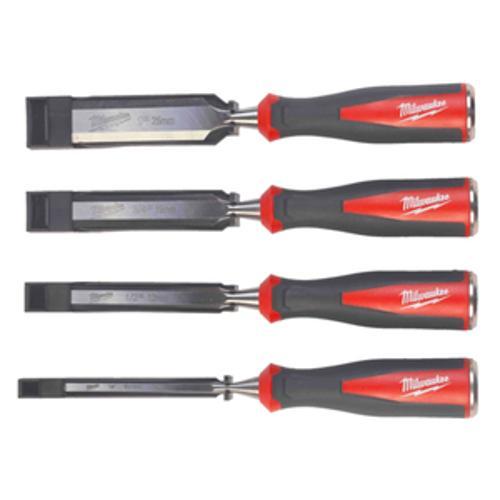 Beveled Edge Chisel Set 4 Piece - Milwaukee
