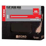 Nail Galvanised Flat Head Smooth 75 x - Ecko 3.15mm 500g