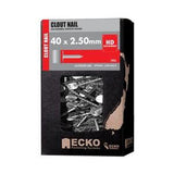 Nail Galvanised Clout Smooth 40 x - Ecko 2.50mm 2kg