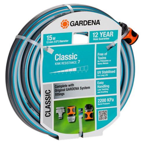 Classic Fitted Hose - Gardena 13mm x 15m