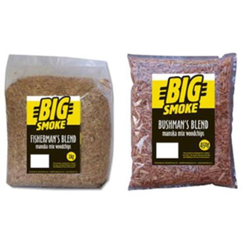 Fishermans Blend Smoking Woodchips Manuka - Big Smoke 2kg HBSFB2