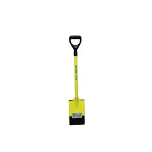 Trade Contractors Spade Heavy Duty Hi-Vis Short Steel Spinal Rod D Handle