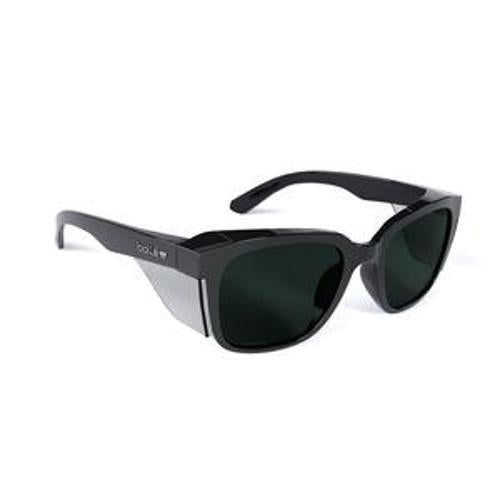 STKS 410 Safety Spec Smoke Polarised Lens AS Black Gloss Frame - Bolle Safety