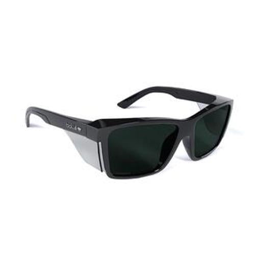 STKS 420 Safety Spec Smoke Polarised Lens AS Black Gloss Frame - Bolle Safety