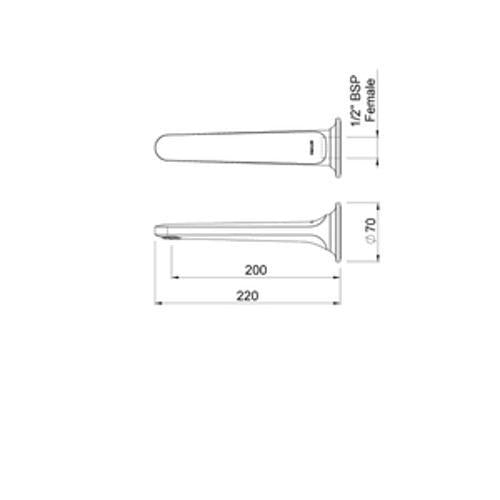 Aio Bath Spout Wall Mounted Matte Black - Methven