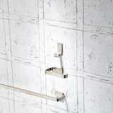 Podium Towel Rail 600 x - Heirloom 30mm Brushed Nickel POTR600BN