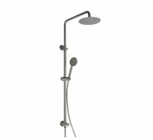 Swiss Shower Column Brushed Stainless Steel