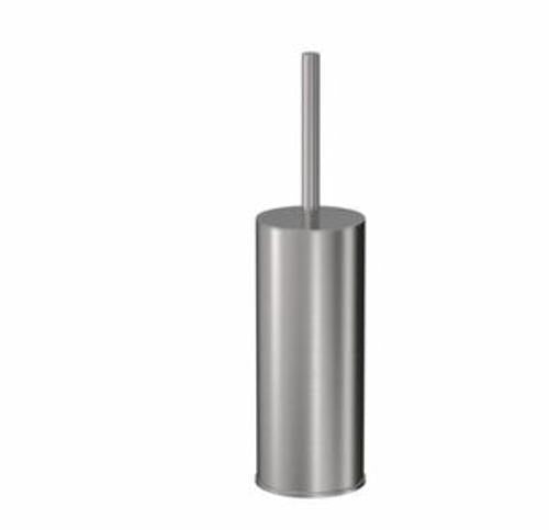 Swiss Toilet Brush & Holder Brushed Stainless Steel