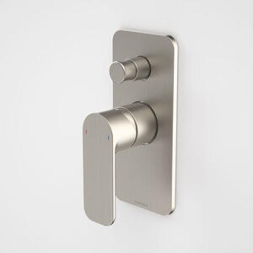 Luna Bath/Shower Mixer with Diverter Brushed Nickel - Caroma