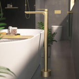 Urbane II Freestanding Bath Filler Brushed Brass 98611BB - Caroma