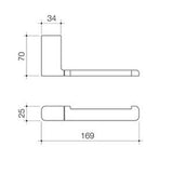 Luna Toilet Roll Holder Brushed Nickel - Caroma
