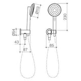 Urbane II Hand Shower Brushed Brass 99633BB4E - Caroma