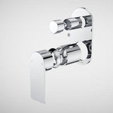 Urbane II Bath/Shower Mixer With Diverter Trim Kit Round Cover Plate Chrome