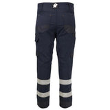 Trouser P/C Lightweight Stretch 190GSM Taped Navy - Bison 87cm 18001NT-87