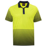 Polo Day Only Lightweight 150GSM Polyester Stripe Yellow/Navy 8XL 231051Y-8XL