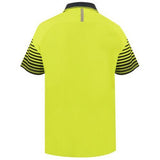 Polo Day Only Lightweight 150GSM Polyester Stripe Yellow/Navy 8XL 231051Y-8XL