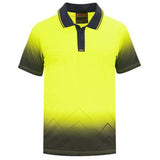 Polo Day Only Lightweight 150GSM Polyester Mountain Peak Yellow/Navy 3XL