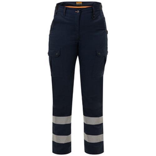 Trouser Womens Lightweight Stretch P/C 190GSM Taped Navy S10 W17001NT-10 - Bison