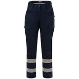Trouser Womens Lightweight Stretch P/C 190GSM Taped Navy S10 W17001NT-10 - Bison