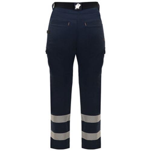 Trouser Womens Lightweight Stretch P/C 190GSM Taped Navy S10 W17001NT-10 - Bison