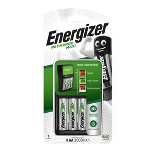 Recharge Battery Charger Maxi Charger With 4 AA Batteries - Energizer
