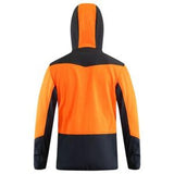 Contrast Hoodie Orange & Black - Bison 2XL 25005OBK-2XL