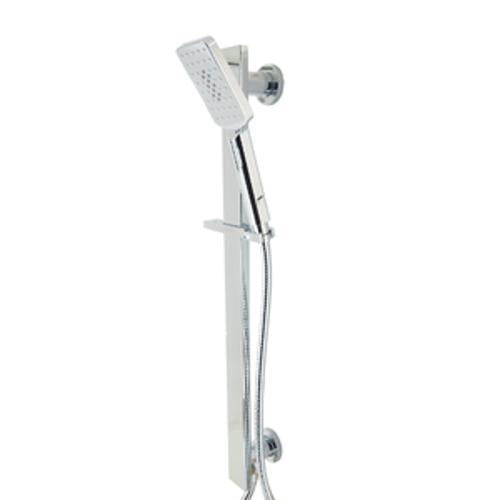 Prestigio Multi Spray Handshower Set Built-In Elbow Square Head Chrome