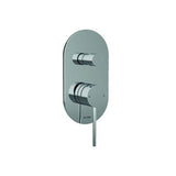 Linea Mains Pressure Diverter Mixer Chrome - Felton