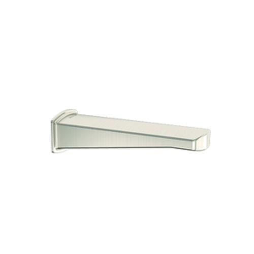 Que Bath Spout 1/2 inch Brushed Stainless Finish - Felton