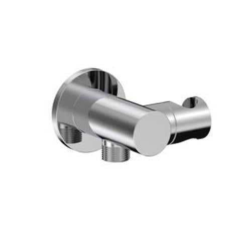 Tube Adjustable Handshower Bracket With Wall Coupling Chrome
