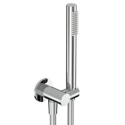 Tube Wall Mount Shower Kit Chrome