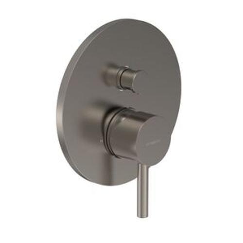 Tube Diverter Mixer Brushed Nickel