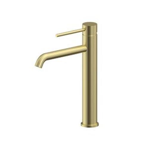 Tall Basin Mixer Brushed Gold - Pioneer