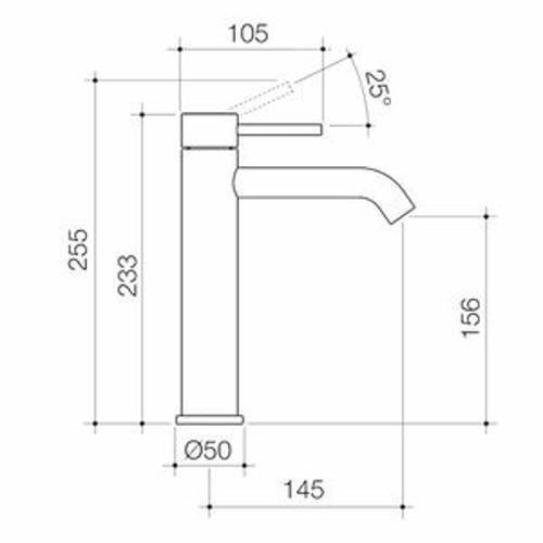 Liano II Basin Mixer Mid Tower Brushed Nickel Leadfree