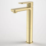 Luna Basin mixer Tower Brushed Brass Leadfree