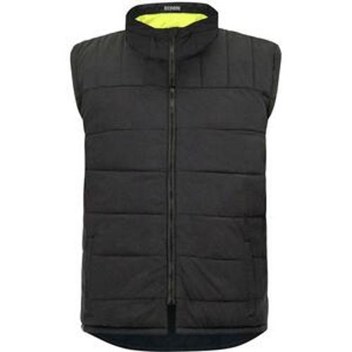 Stamina Eco Vest Day/Night Reversible Puffer Yellow/Navy - Bison 2XL