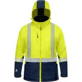 Jacket Softshell Day/Night Yellow/Navy - Bison 3XL