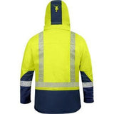Jacket Softshell Day/Night Yellow/Navy - Bison 3XL
