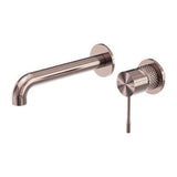 Opal Wall Basin/Bath Mixer Separate Back Plate - Nero 260mm Brushed Bronze