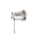 Opal Shower Mixer 60mm Plate Brushed Nickel - Nero