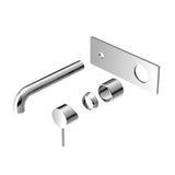 Mecca Wall Basin/Bath Mixer - Nero 260mm Trim Kit Chrome
